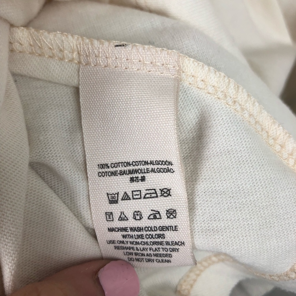 We The Free Free People Ruffle Off White SP 127 - Picture 3 of 5
